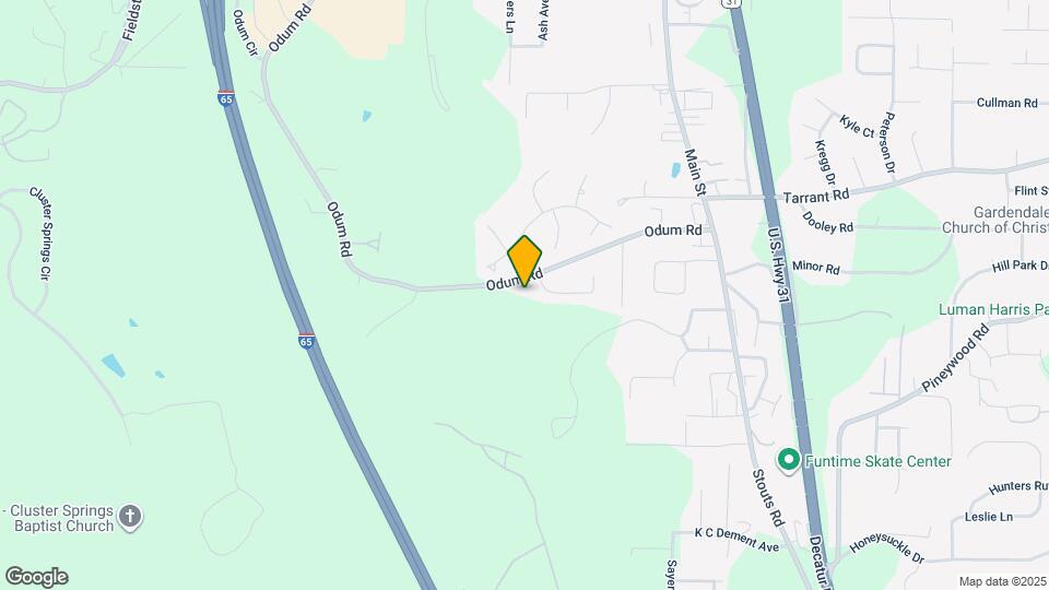 411 Odum Rd Map and Location Details