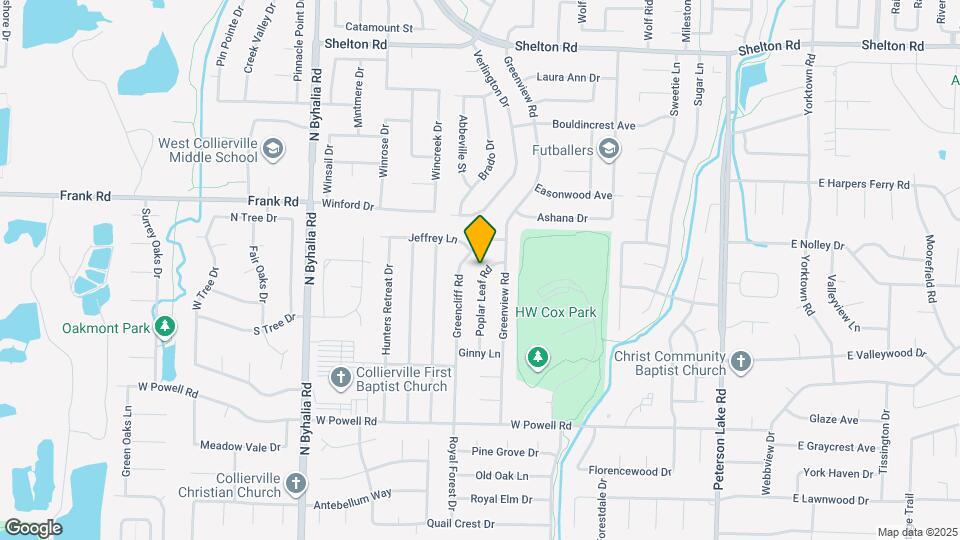 983 Poplar Leaf Rd Map and Location Details