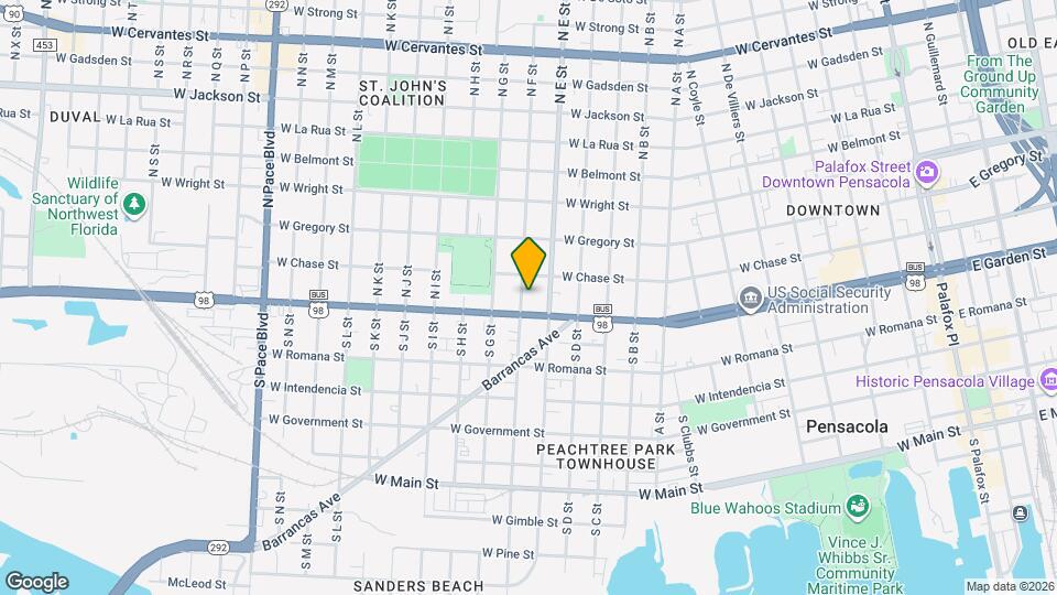 10 N F St Map and Location Details