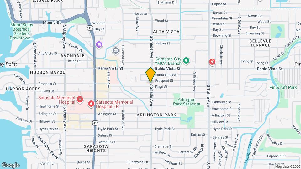 1368 S Shade Ave Map and Location Details