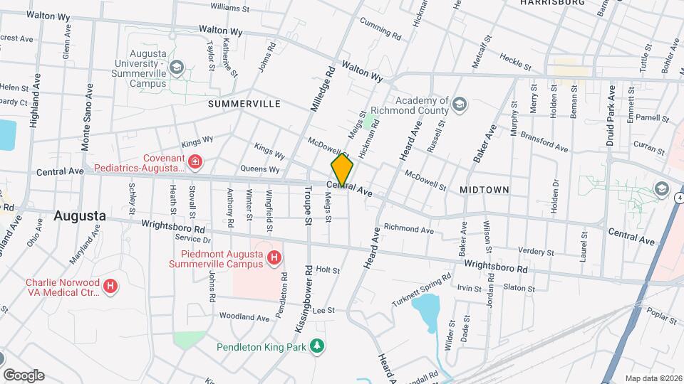 2140 Central Ave Map and Location Details