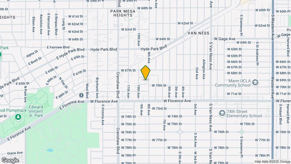 3111 W 69th St Map and Location Details