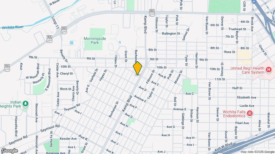 1302 Kemp Blvd Map and Location Details