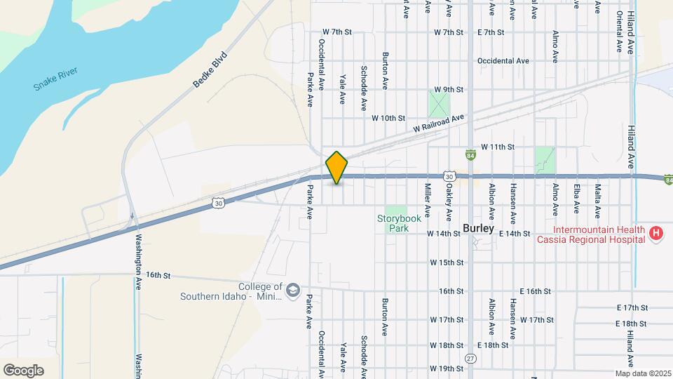 1226 Yale Ave Map and Location Details