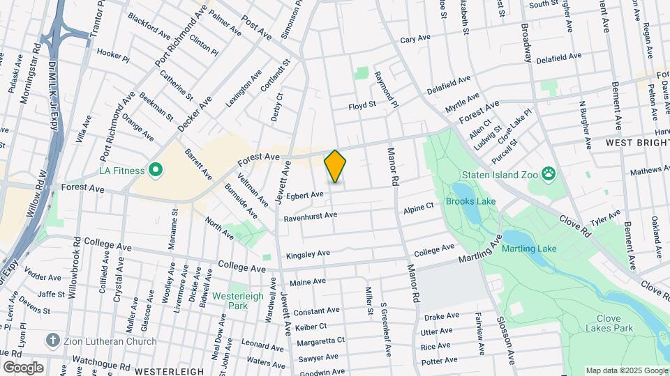 147 Egbert Ave Mapa y Detalles de la Ubicación