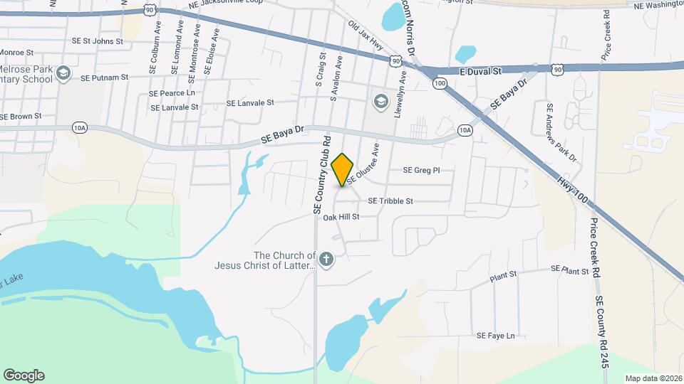 353 SE Olustee Ave Map and Location Details