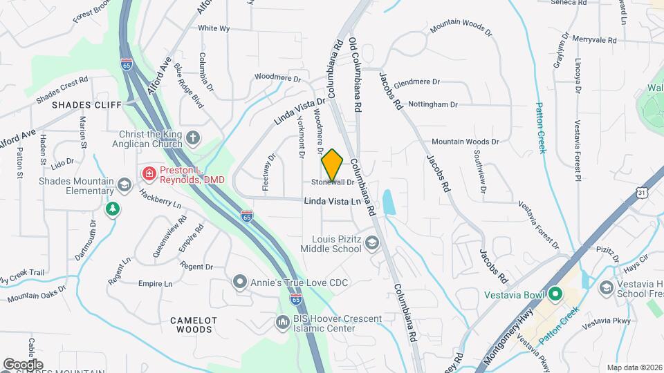 1613 Stonewall Dr Map and Location Details