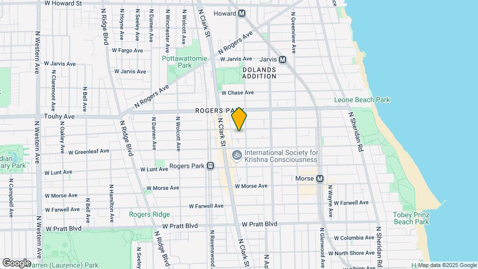 1711 W Estes Ave, Unit 2S Mapa y Detalles de la Ubicación