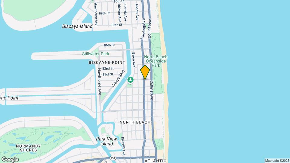 8035 Harding Ave Map and Location Details