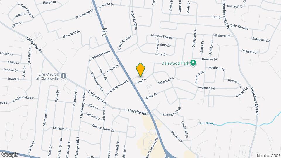 103 Park Ln Map and Location Details