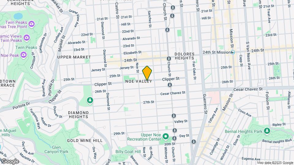 219 Clipper St Map and Location Details