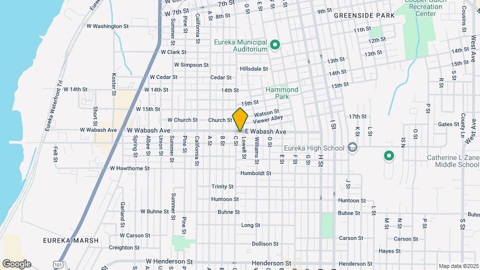 220 W Wabash Ave Map and Location Details