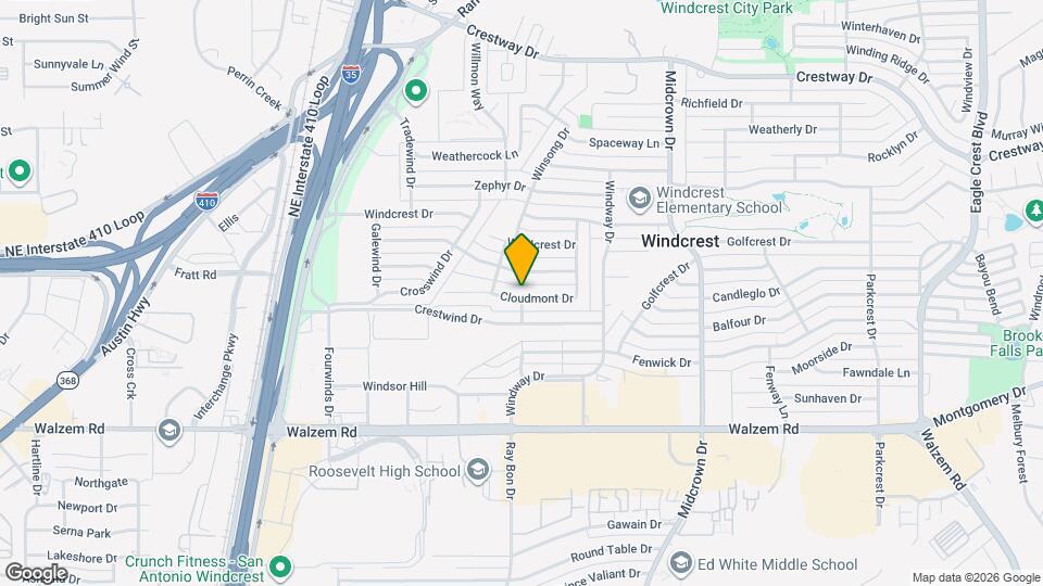 413 Cloudmont Dr Map and Location Details