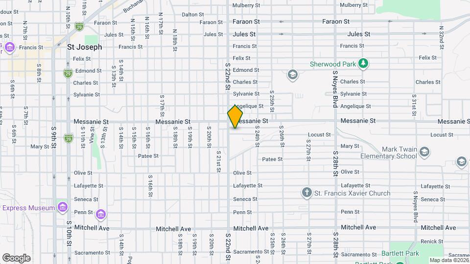 2211 Locust St Map and Location Details
