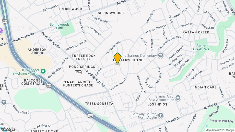 12414 Deer Falls Dr Map and Location Details