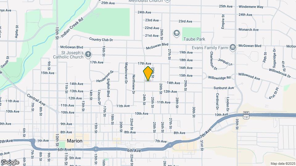 2415 14th Ave Map and Location Details
