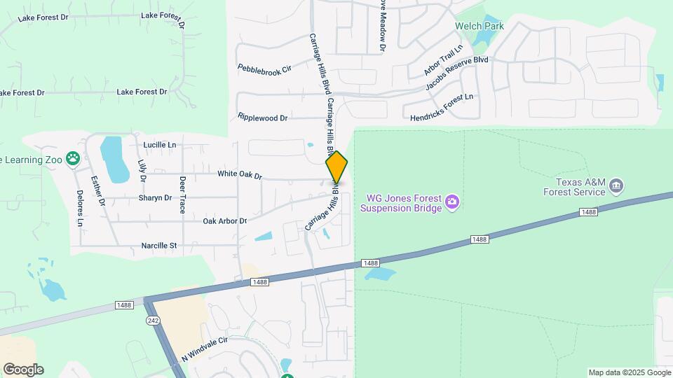 265 Carriage Hills Blvd Map and Location Details