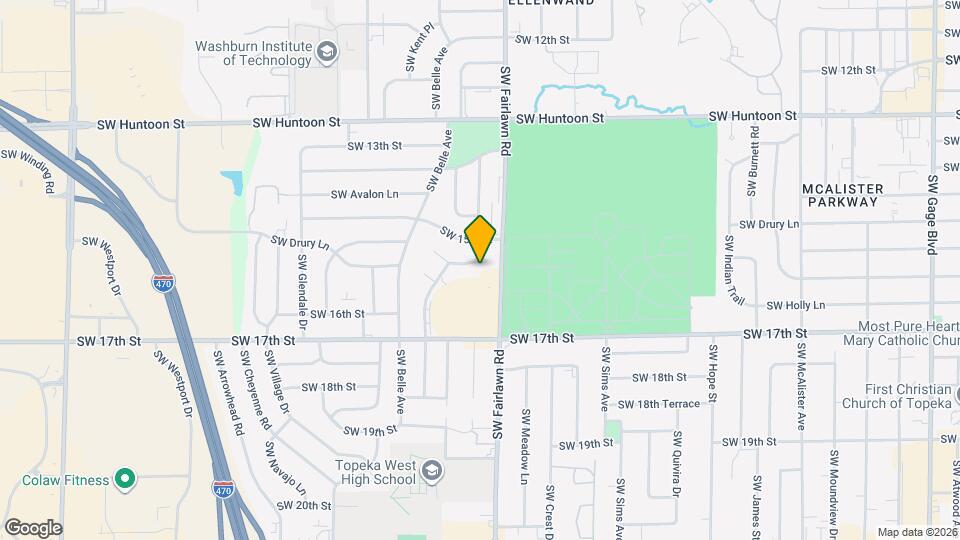 5301 SW 15th Ct Map and Location Details