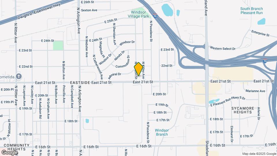 2107 N Kenyon St Mapa y Detalles de la Ubicación