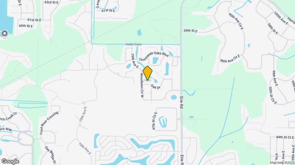 8006 Oak Dr Map and Location Details
