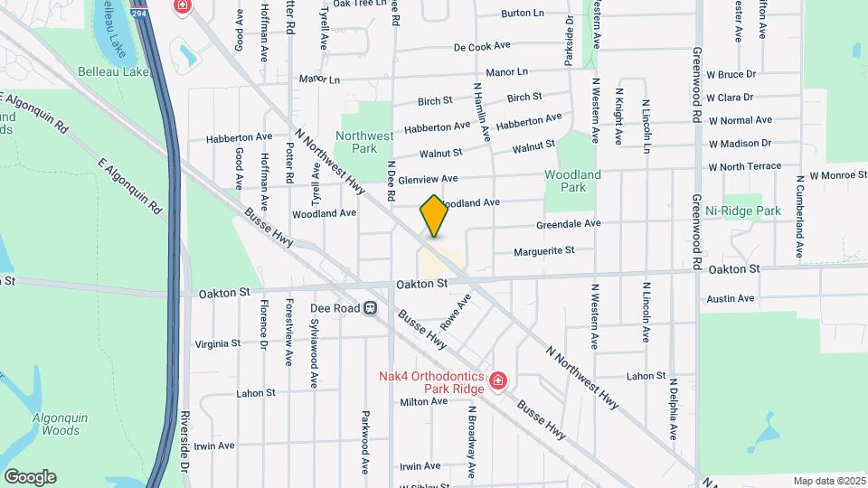 1045 N Northwest Hwy Map and Location Details