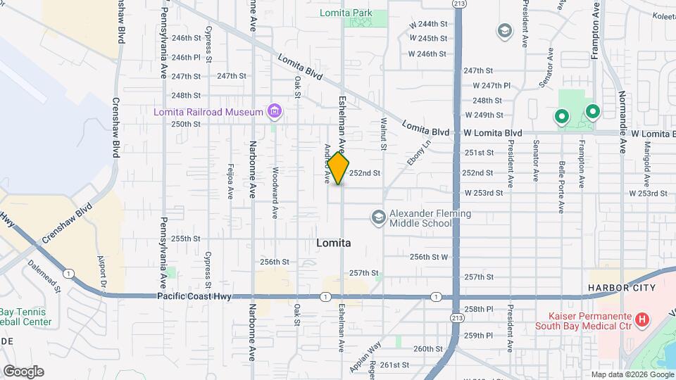 25225 Eshelman Ave Map and Location Details