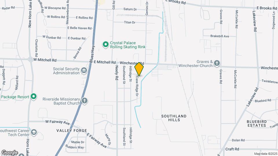 3494 Cane Ridge Dr Map and Location Details