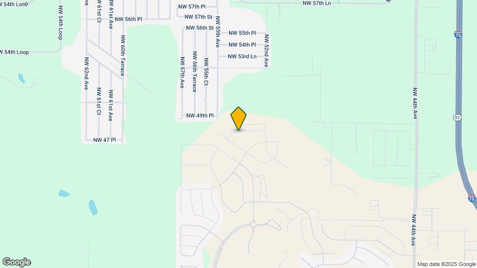 5358 NW 48th Pl Map and Location Details