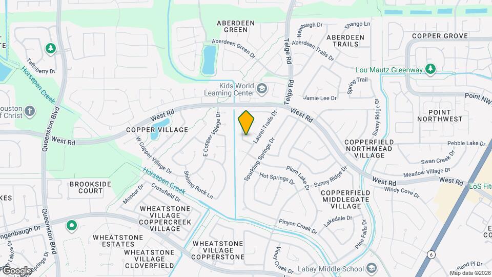 8518 Pool Creek Dr Map and Location Details