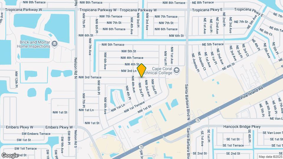 307 NW 3rd Pl Map and Location Details