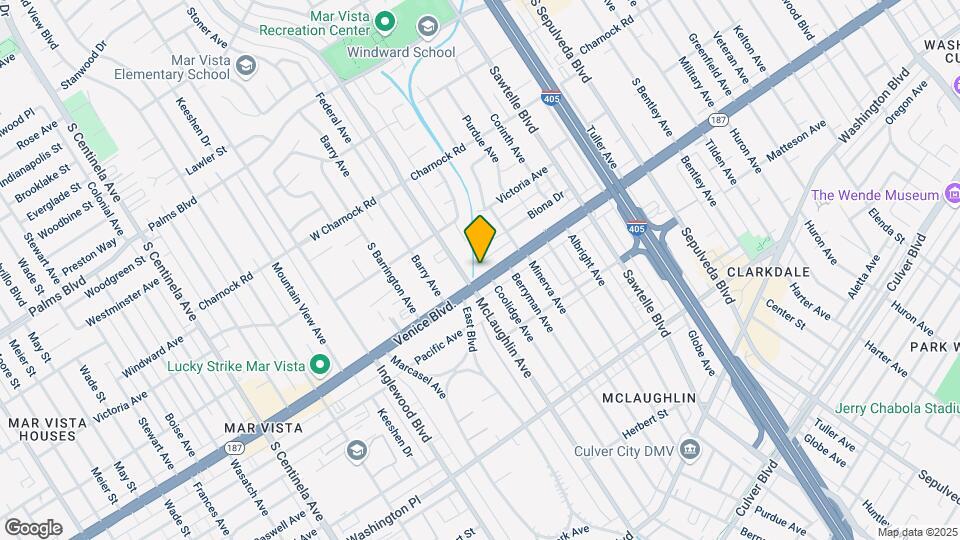 11543 Venice Blvd Mapa y Detalles de la Ubicación