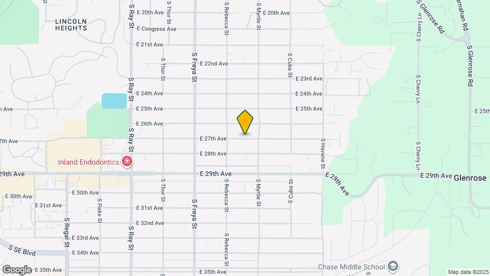 3919 E 27th Ave Map and Location Details