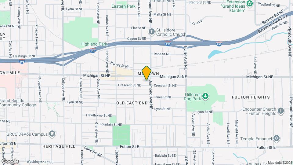 945 Crescent St NE Map and Location Details