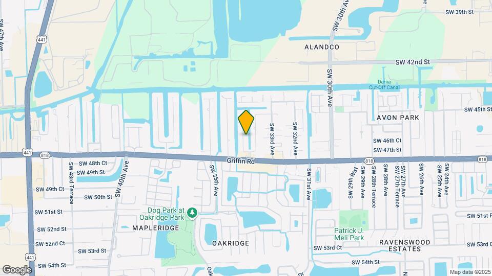 4610 SW 34th Dr Map and Location Details