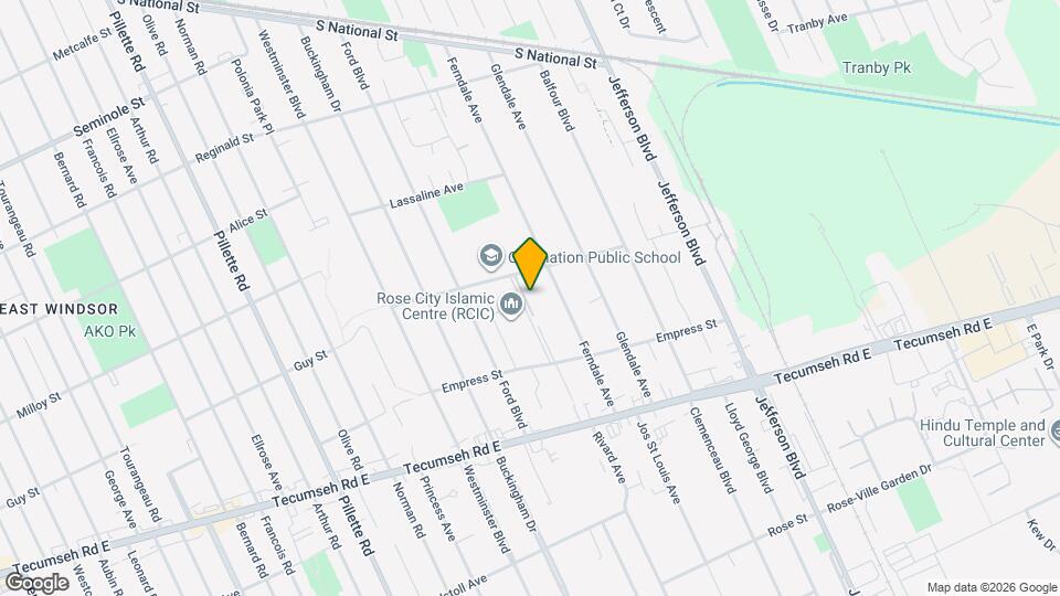 5521 Coronation Ave Map and Location Details