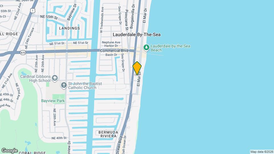 Beachway Apartments Map and Location Details