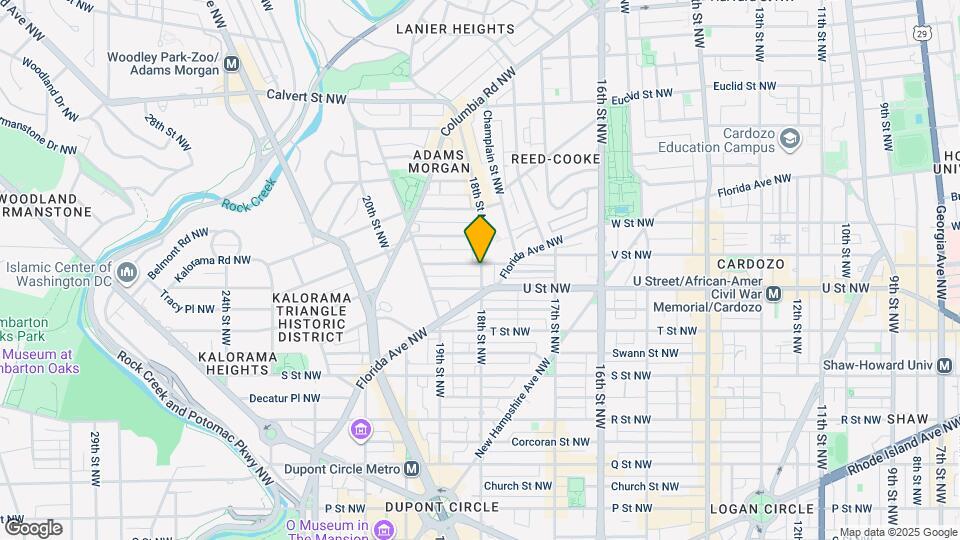 2038 18th St NW Map and Location Details