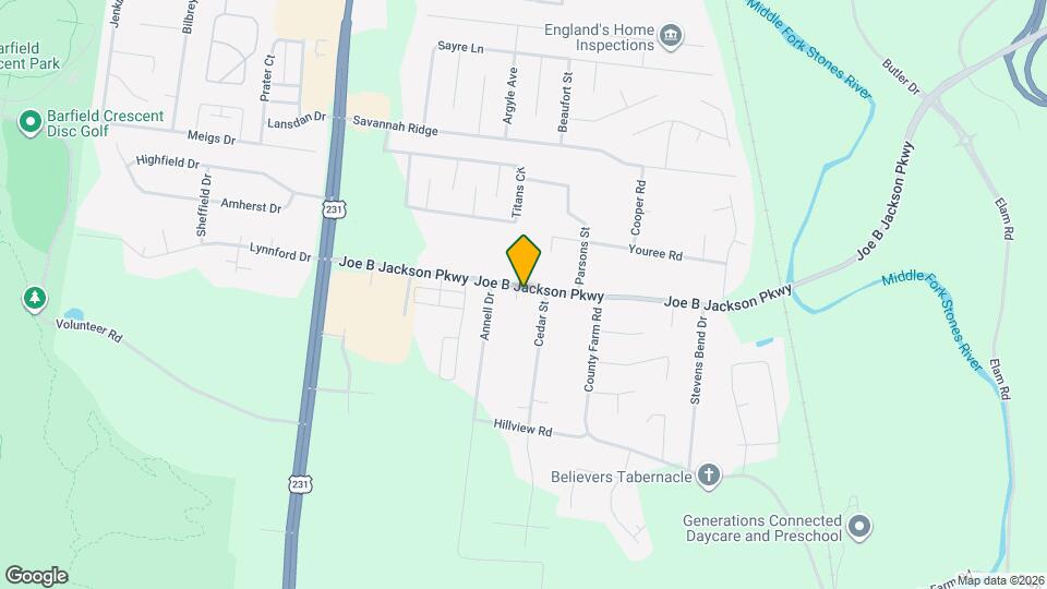 322 Joe B Jackson Pkwy Map and Location Details