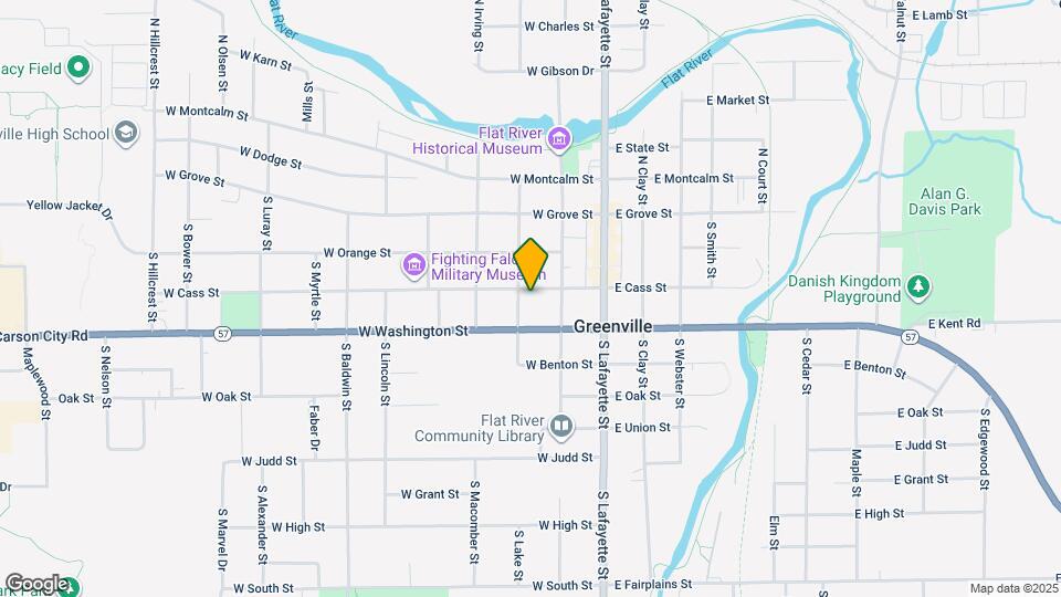 217 W Cass St Map and Location Details