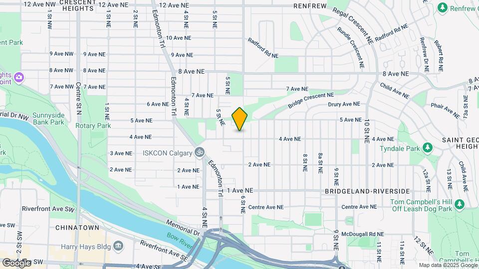 634 4 Av NE Map and Location Details