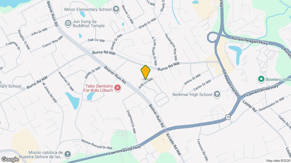 4157 Jody Ln NW Map and Location Details