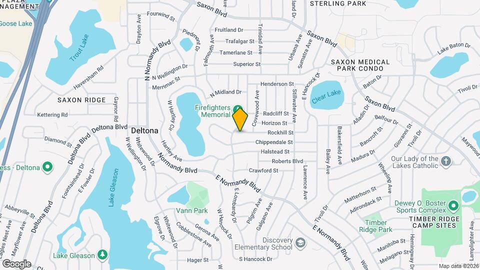 805 Rockhill St Map and Location Details