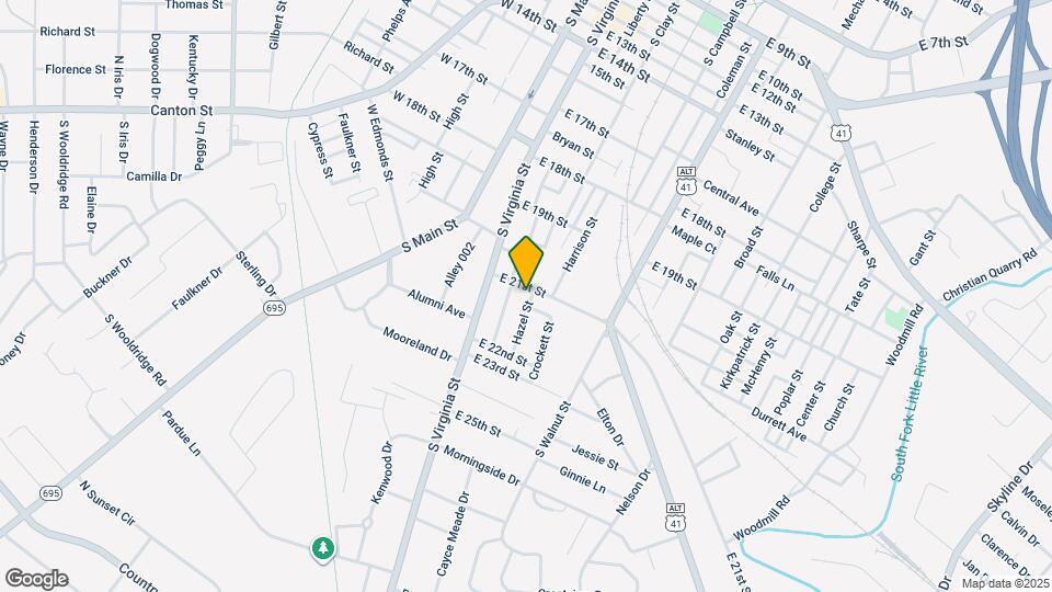 2101 Hazel St Map and Location Details