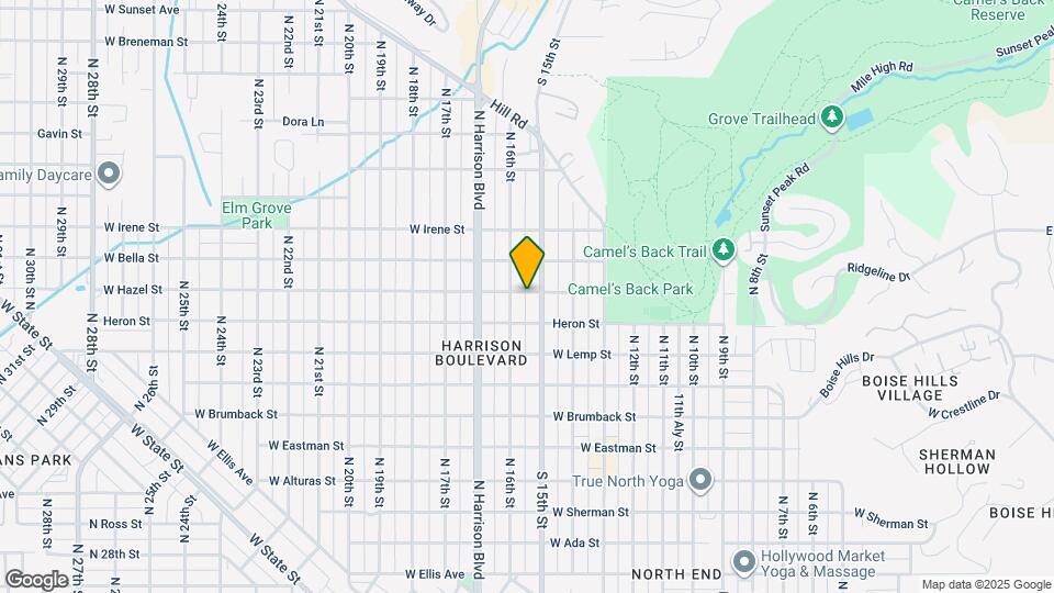 1509 West Hazel Street Map and Location Details