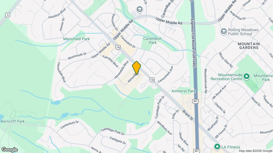 1426 Almonte Dr Map and Location Details