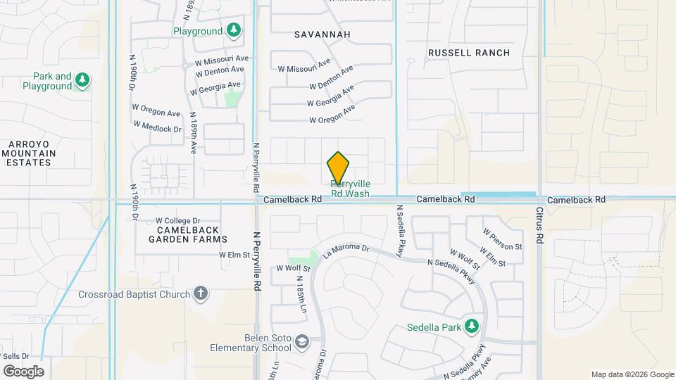 18427 W Pasadena Ave Mapa y Detalles de la Ubicación