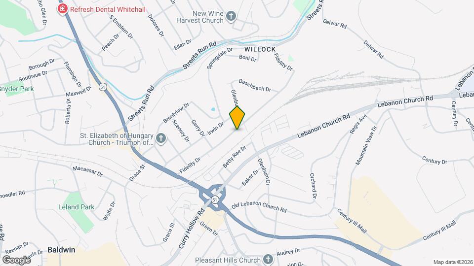 1004 Fidelity Dr Map and Location Details