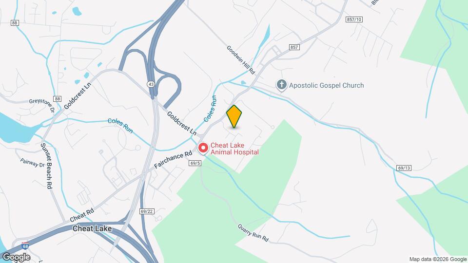 57 Twin Knobs Dr Map and Location Details