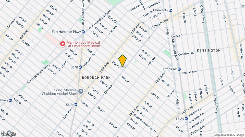 4418 14th Ave Mapa y Detalles de la Ubicación