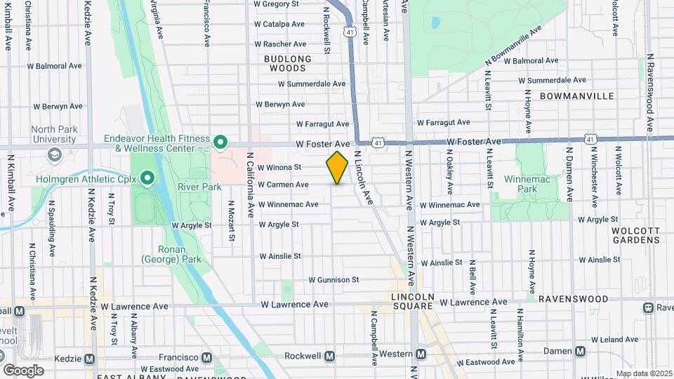2539 W Carmen Ave, Unit 2R Map and Location Details